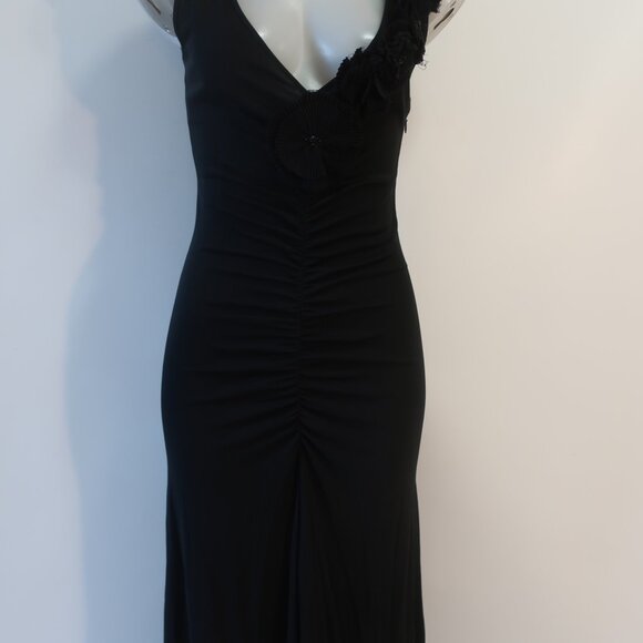 Womens Moschino Cheapandchic Black Maxi Dress 42/US 8 - Picture 2 of 12